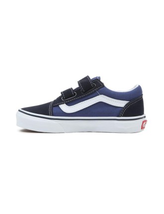 Ténis com velcro Old Skool para criança (4-8 anos) Vans Azul