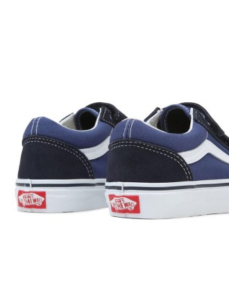 Ténis com velcro Old Skool para criança (4-8 anos) Vans Azul