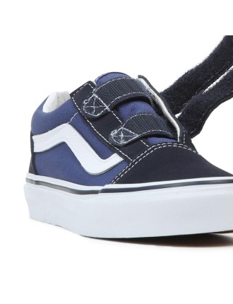 Ténis com velcro Old Skool para criança (4-8 anos) Vans Azul