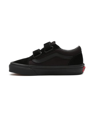 Ténis com banda aderente Old Skool para criança (4-8 anos) Vans Preto