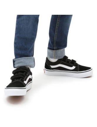 Ténis com banda aderente Old Skool para criança (4-8 anos) Vans Preto