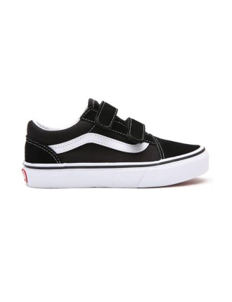 Ténis com banda aderente Old Skool para criança (4-8 anos) Vans Preto