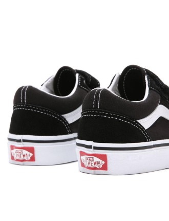 Ténis com banda aderente Old Skool para criança (4-8 anos) Vans Preto