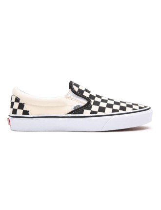 Ténis Checkerboard Classic Slip-On Vans Preto