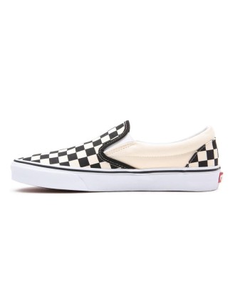 Ténis Checkerboard Classic Slip-On Vans Preto