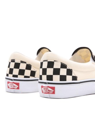 Ténis Checkerboard Classic Slip-On Vans Preto