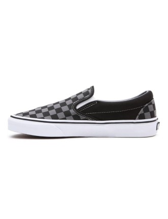 Ténis Checkerboard Classic Slip-On Vans Preto