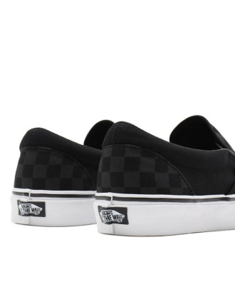 Ténis Slip-on Checkerboard Classic Vans Preto