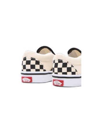 Ténis Checkerboard Slip-on para bebé (1-4 anos) Vans Preto