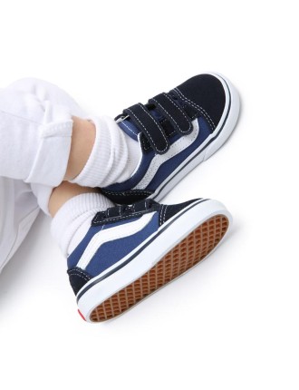 Ténis com banda aderente Old Skool para bebé (1-4 anos) Vans Azul