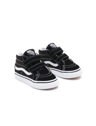 Ténis com banda aderente Sk8-Mid Reissue para bebé (1-4 anos) Vans Preto