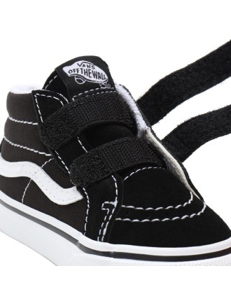 Ténis com banda aderente Sk8-Mid Reissue para bebé (1-4 anos) Vans Preto