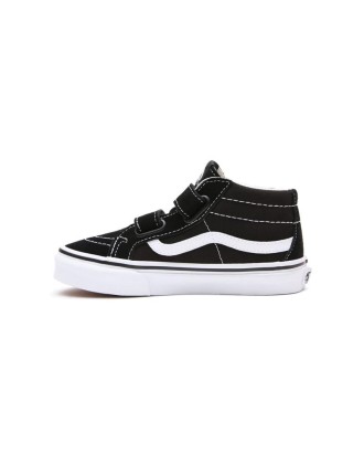 Ténis com banda aderente Sk8-Mid Reissue para criança (4-8 anos) Vans Preto