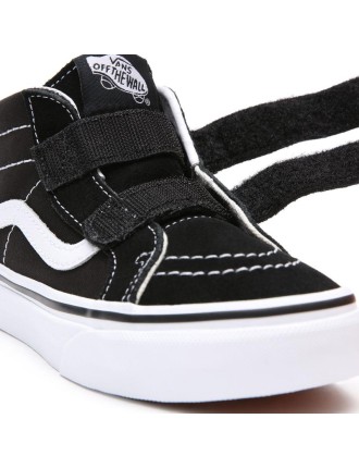 Ténis com banda aderente Sk8-Mid Reissue para criança (4-8 anos) Vans Preto