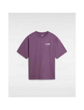 T-shirt V Hand Loose Vans Roxo