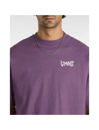 T-shirt V Hand Loose Vans Roxo