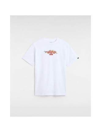 T-shirt Goodness Snakes para criança (8-14 anos) Vans Branco