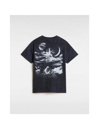 T-shirt Moon Set Oversized Vans Preto