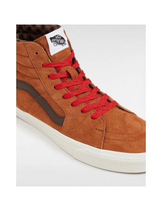 Ténis Sk8-Hi Pig Suede Vans Castanho