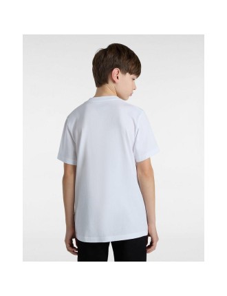 T-shirt Left Chest para rapaz (8-14 anos) Vans Branco