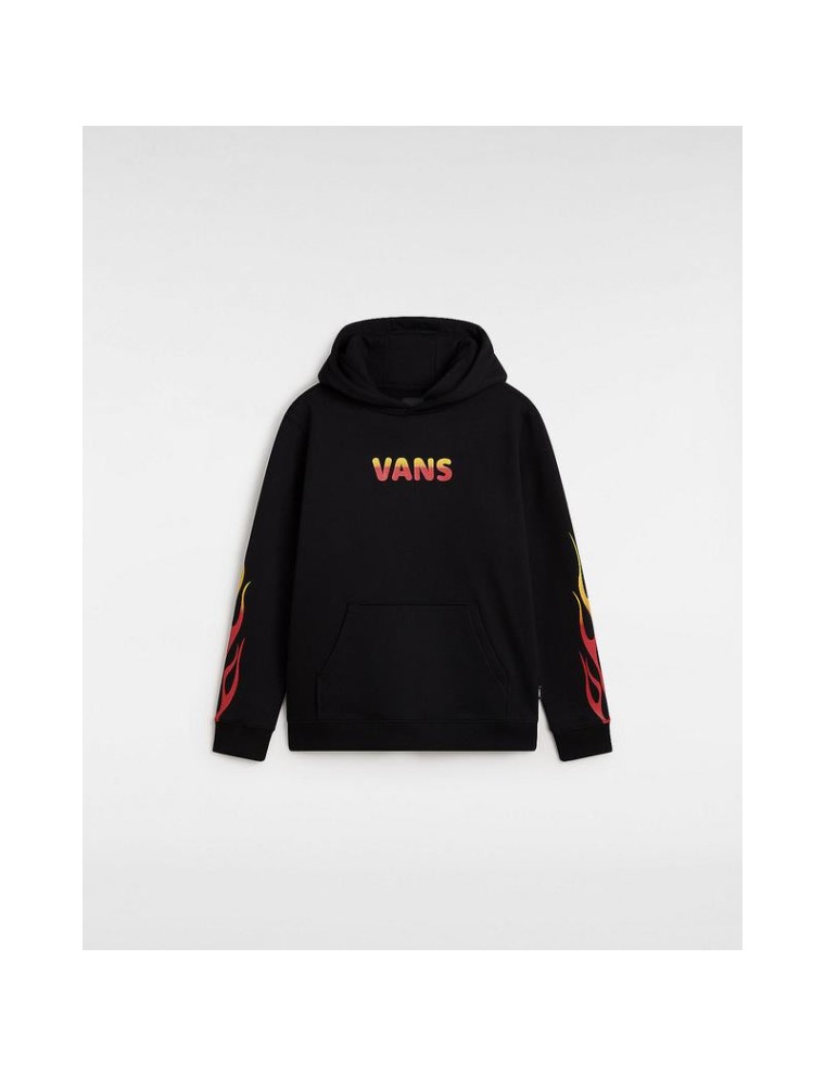 Camisola com capuz Flame para criança (8-14 anos) Vans Preto