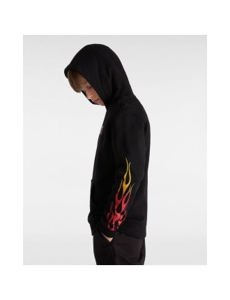 Camisola com capuz Flame para criança (8-14 anos) Vans Preto